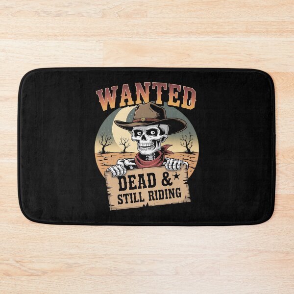 Item preview, skeleton cowboy - western skeleton - cowboy skull - ghost cowboy - spooky cowboy - undead outlaw - dark western - cowboy bones - western gothic - skull illustration - desert bones - haunted saloon designed and sold by JansenGS.