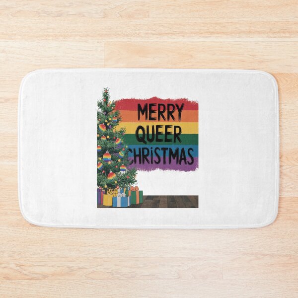 Item preview, merry queer christmas  tree LGBT designed and sold by VladoZork.