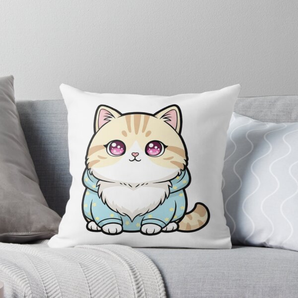 Item preview, Elegant Cute Cat Cartoon Design designed and sold by RabeeaPrintOo.