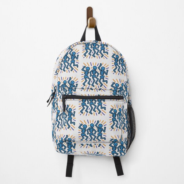 Item preview, Dancing Skeletons in Motion – Keith Haring-Inspired Halloween Art designed and sold by Bratak.