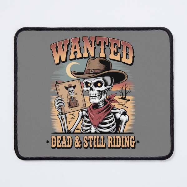 Item preview, cowboy ghost rider - wild west undead - grunge cowboy - skeleton gunslinger - cowboy skeleton - wild west skeleton - outlaw skeleton - vintage western - desert skeleton cowboy - creepy cowboy designed and sold by JansenGS.