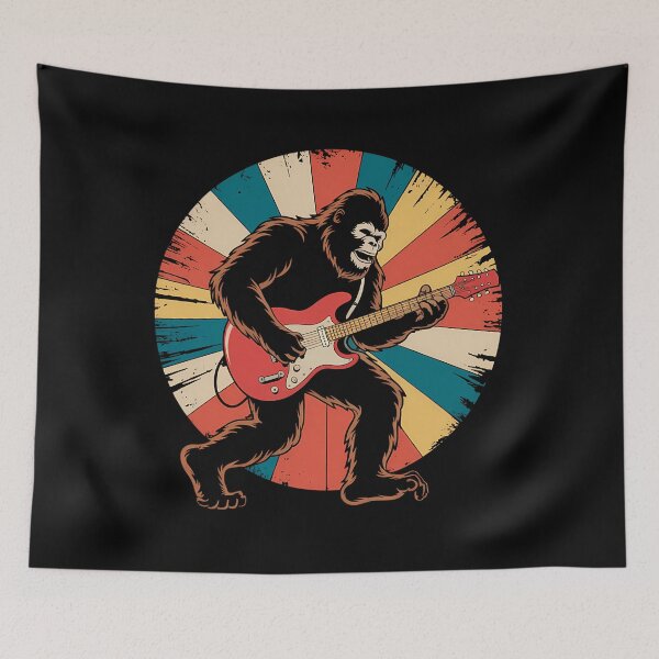 Item preview, Bigfoot Guitar Player Music Guitarist designed and sold by tearbytea.