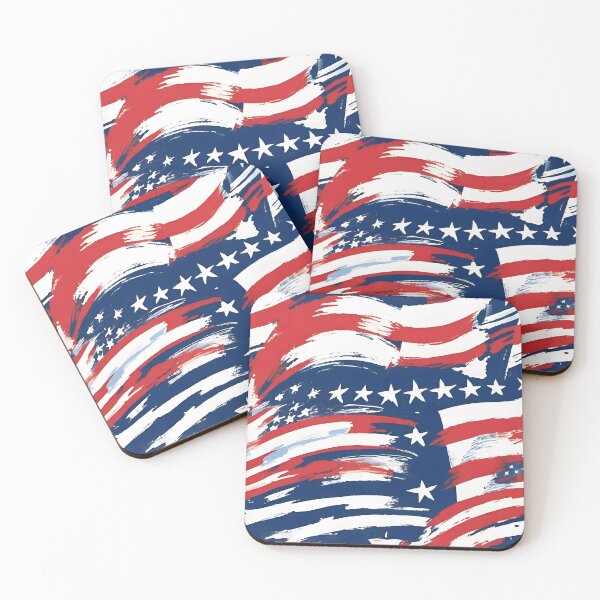 Item preview, Patriotic USA Flag Abstract Pattern designed and sold by Dream Garden.