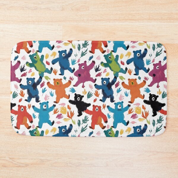 Item preview, Playful Bears and Abstract Shapes Pattern designed and sold by Dream Garden.
