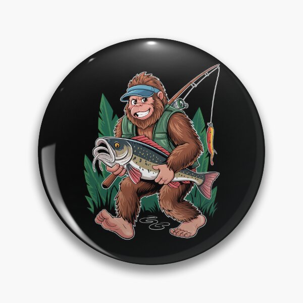 Item preview, Bigfoot Hunting Fishing Lovers Outdoor designed and sold by tearbytea.