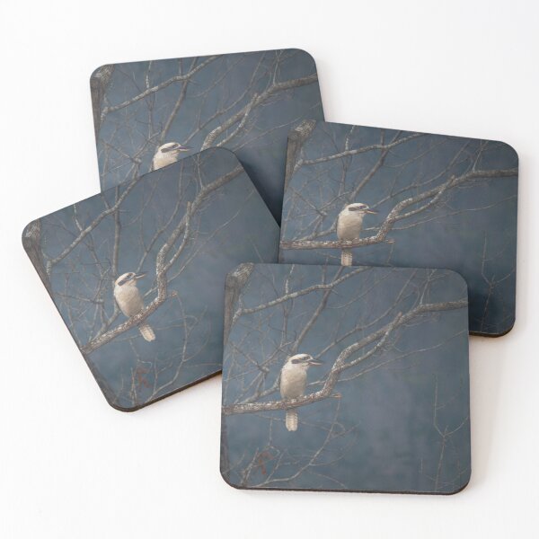 Item preview, Laughing kookaburra surrounded by bush smoke designed and sold by robdwildlife.
