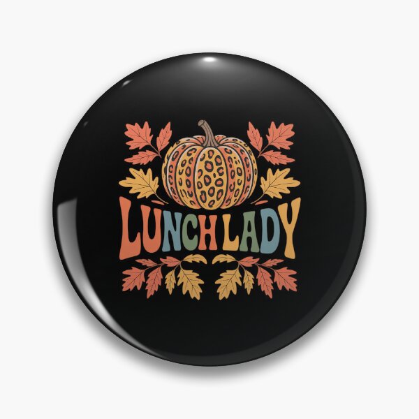 Item preview, Lunch Lady Pumpkin Fall Halloween Thanksgiving Lunch Lady designed and sold by LeeEvans222.