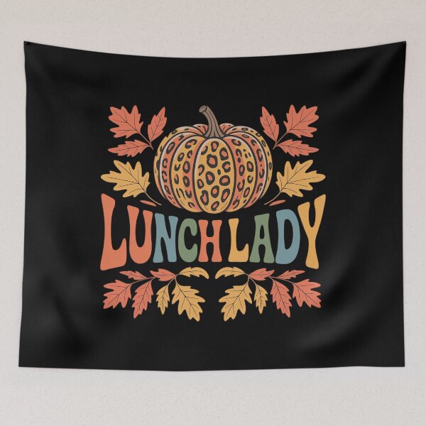 Item preview, Lunch Lady Pumpkin Fall Halloween Thanksgiving Lunch Lady designed and sold by LeeEvans222.