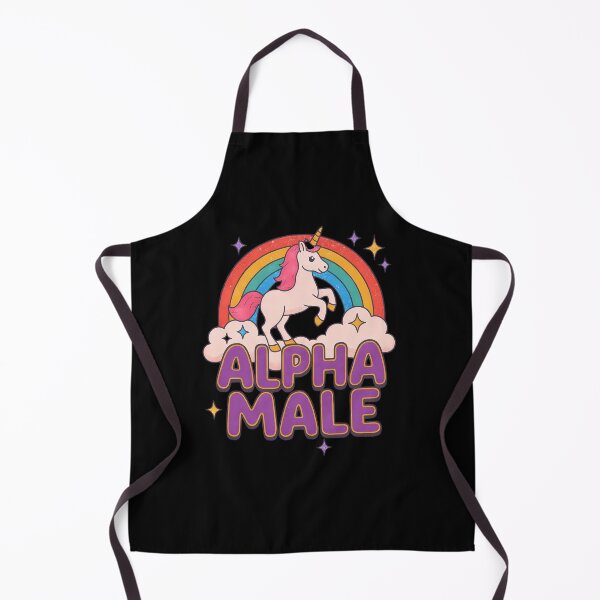 Item preview, Alpha Male Unicorn Glitter Rainbow Art designed and sold by DreamiCanvas.
