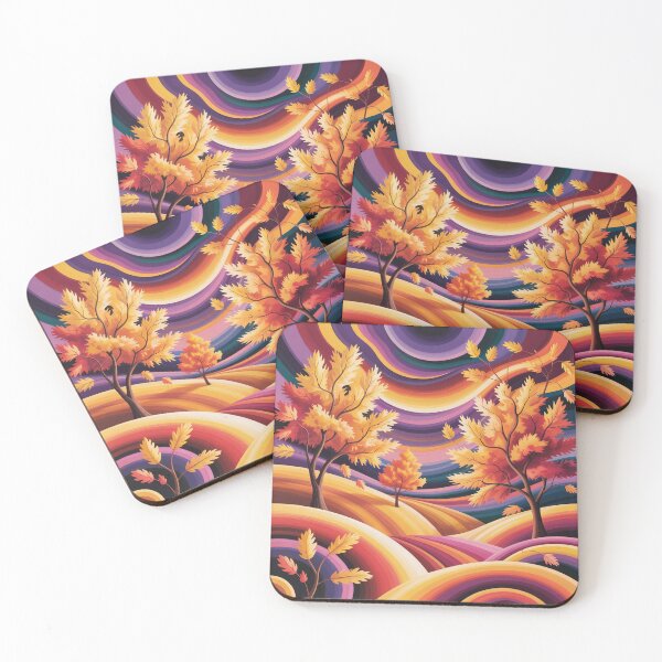 Item preview, A hypnotic autumn landscape. designed and sold by Lilashakti ⭐️ ⭐️ ⭐️ ⭐️ ⭐️.