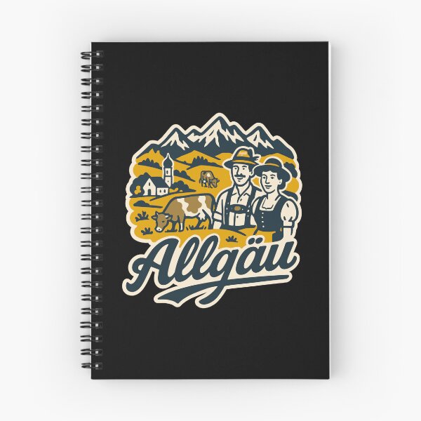 Item preview, Allgäu Alpine Landscape Illustration designed and sold by Boogosh.