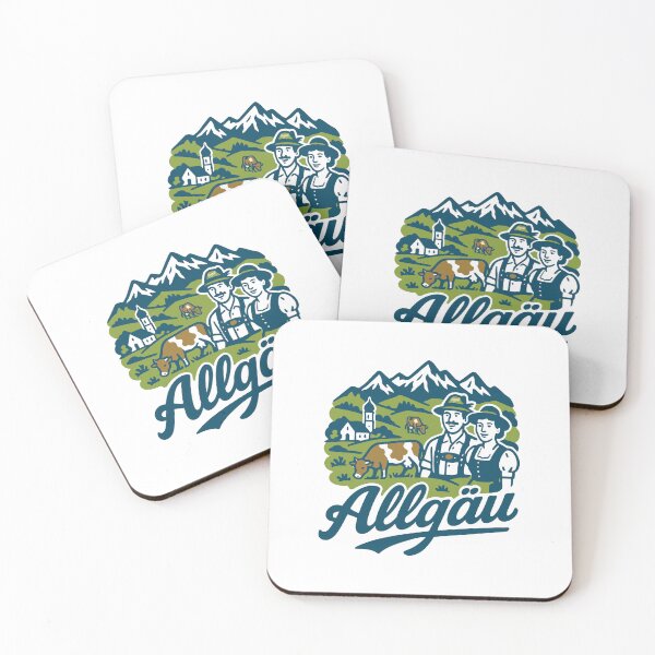 Item preview, Allgäu Scenic Mountain Illustration designed and sold by Boogosh.