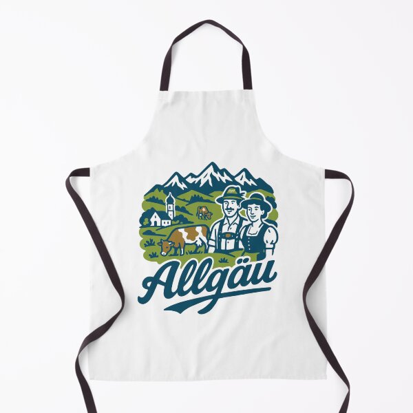 Item preview, Allgäu Scenic Mountain Illustration designed and sold by Boogosh.
