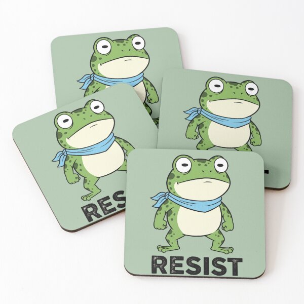 Item preview, Resist Frog Against Facism | Portland Frog Protest Empowerment Design designed and sold by Essémké.