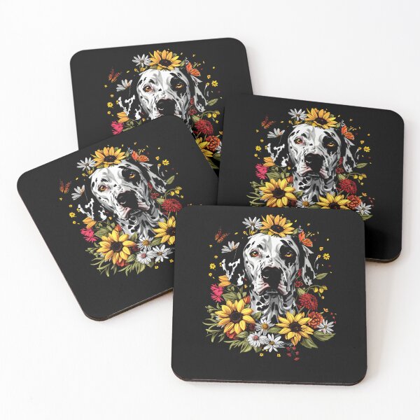 Item preview, Funny Dalmatian Flowers Floral Colorful Mom Dad Kids designed and sold by rafaeltto.
