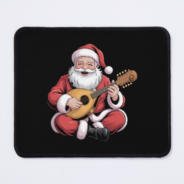 Item preview, Mandolinist Mandolin Player Christmas Santa Playing Mandolin designed and sold by LeeEvans222.