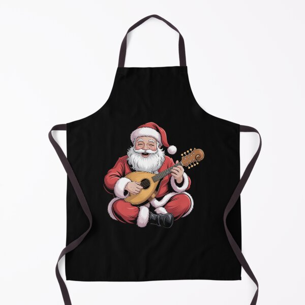 Item preview, Mandolinist Mandolin Player Christmas Santa Playing Mandolin designed and sold by LeeEvans222.