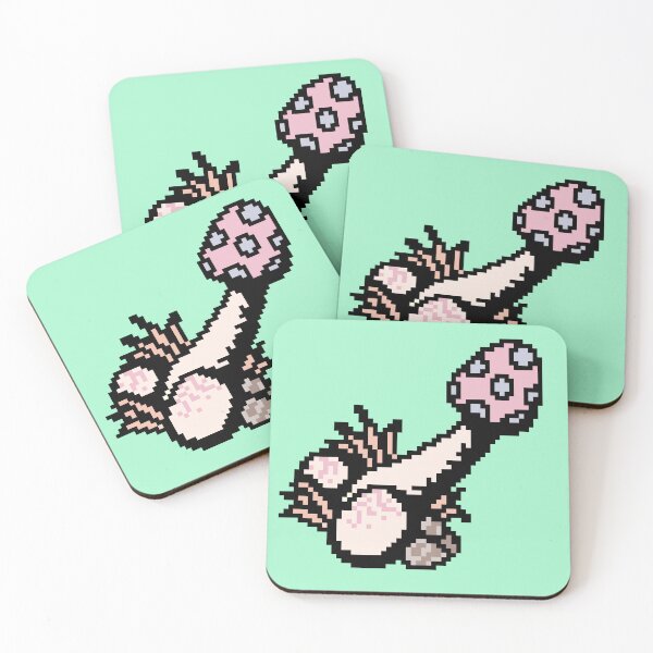 Item preview, Suspiciously Shaped Strange Shroom - Variant 2 (Winter Colors) designed and sold by Trilobutt's Pixel Butts.