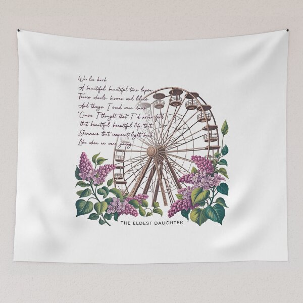 Item preview, Eldest Daughter Showgirl - Ferris Wheels, Kisses, and Lilacs Lyrics designed and sold by judithcooley.