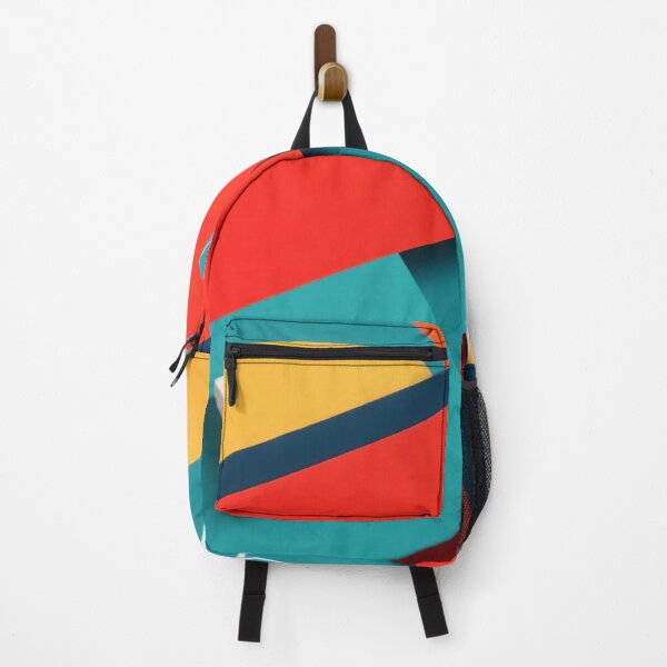 Item preview, Modern Abstract Geometric Design with Colorful Shapes in Red Blue Yellow and Teal Minimal Art Style designed and sold by Mimoshi ⭐⭐⭐⭐⭐.