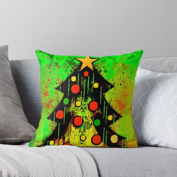 Item preview, Christmas Tree Graffiti designed and sold by ViaARTfactory.
