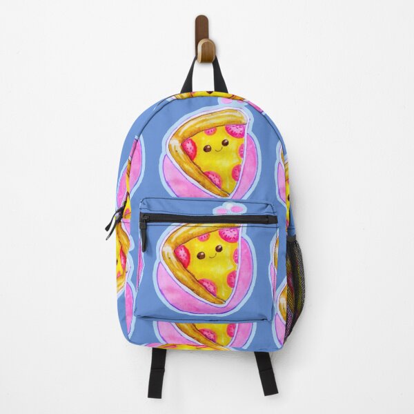 Item preview, Thinking of Pizza kawaii watercolor illustration food art  designed and sold by happiartworks .