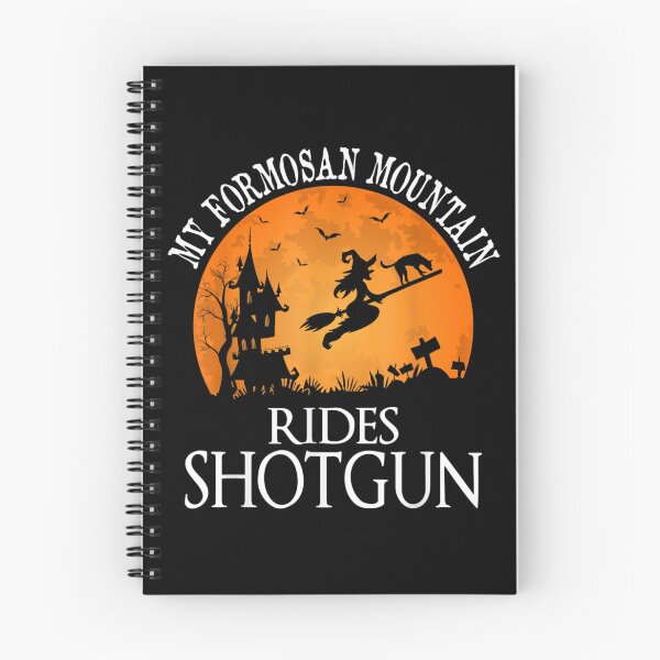 Item preview, My Formosan Mountain Rides Shotgun Witch Halloween Dog Lover Design designed and sold by EvelysEmelia.