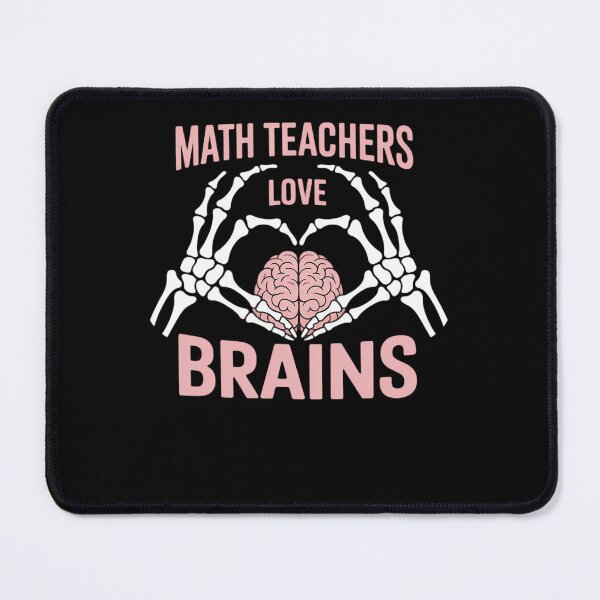 Item preview, Math Teachers Love Brains - Scary Halloween Men Women designed and sold by JonBarnes22.