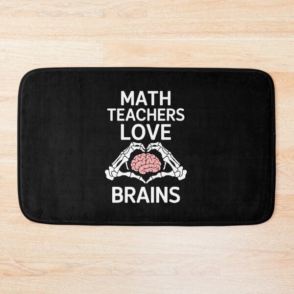 Item preview, Math Teachers Love Brains - Scary Halloween designed and sold by JonBarnes22.