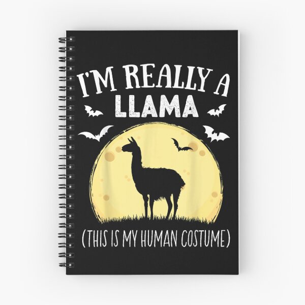 Item preview, I'm Really A Llama This Is My Human Costume Funny Halloween T-Shirt designed and sold by EvelysEmelia.