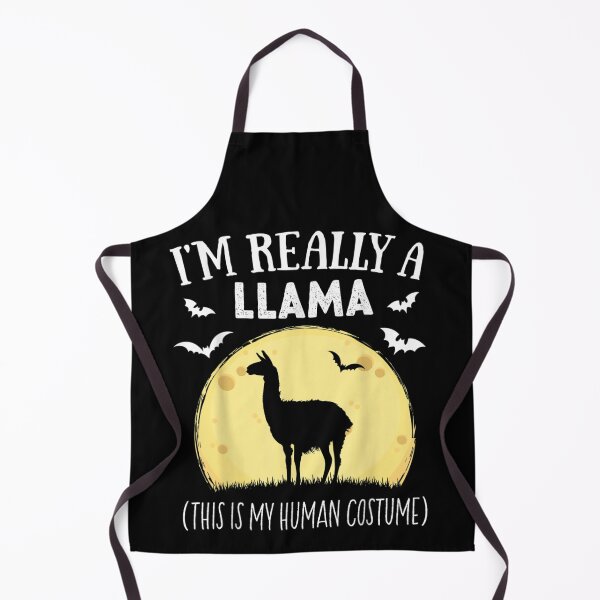 Item preview, I'm Really A Llama This Is My Human Costume Funny Halloween T-Shirt designed and sold by EvelysEmelia.