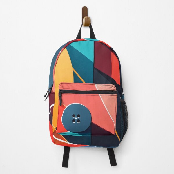 Item preview, Modern Abstract Geometric Shapes with Circles and Lines in Red Blue and Yellow Minimal Art Style designed and sold by Mimoshi ⭐⭐⭐⭐⭐.