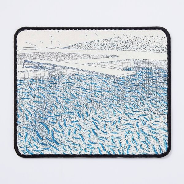 Item preview, Lithograph Water Made Of Lines And Crayon (pool Ii-b) By David Hockney designed and sold by Paintetywordy.