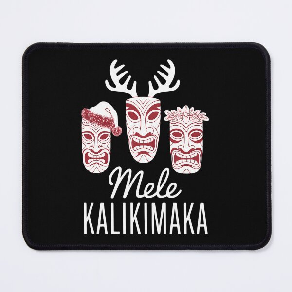 Item preview, Mele Kalikimaka Christmas Hawaiian Santa Tiki Mask Tropical designed and sold by JonBarnes22.