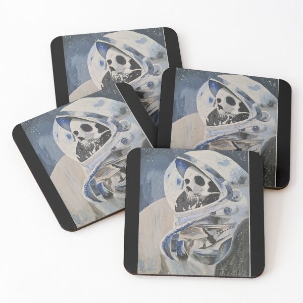 Item preview, Eternal Voyager – Skeleton Astronaut Painting designed and sold by Stefiivn.