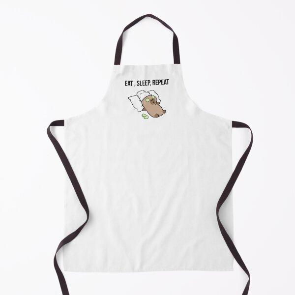Item preview, Eat, Sleep, Repeat | Lazy Day Vibes - Capybara designed and sold by CharmedByCharm.