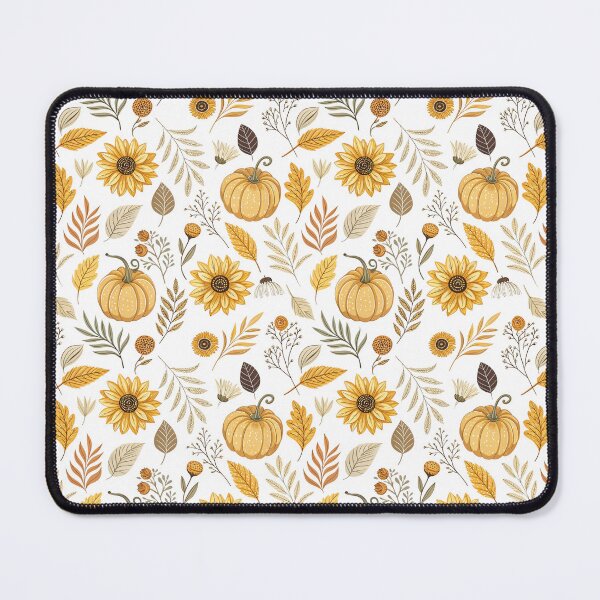 Item preview, A warm and beautiful autumn design with pumpkins, amber leaves and sunflowers designed and sold by Merrylands Artshop.