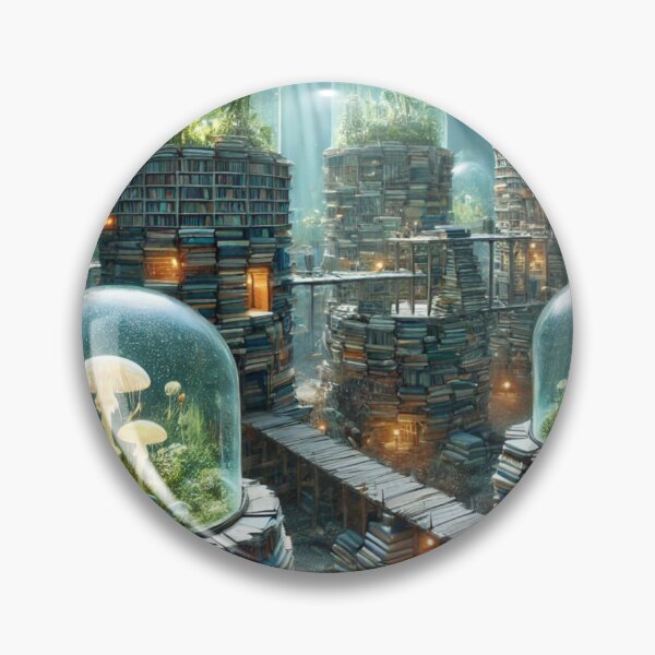Item preview, The Sunken Library – A Surreal City of Knowledge and Life designed and sold by Eric Nagel.