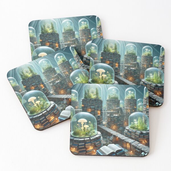 Item preview, The Sunken Library – A Surreal City of Knowledge and Life designed and sold by Eric Nagel.