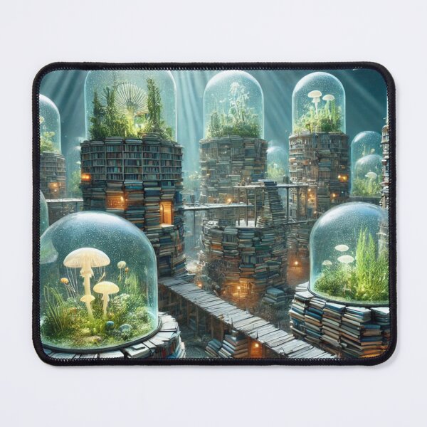 Item preview, The Sunken Library – A Surreal City of Knowledge and Life designed and sold by Eric Nagel.