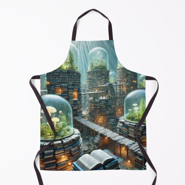 Item preview, The Sunken Library – A Surreal City of Knowledge and Life designed and sold by Eric Nagel.