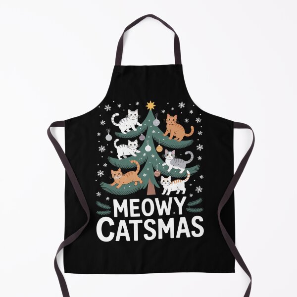 Item preview, Meowy Catmas Cat Christmas Tree Xmas Funny Santa Cat designed and sold by JulienAureo.