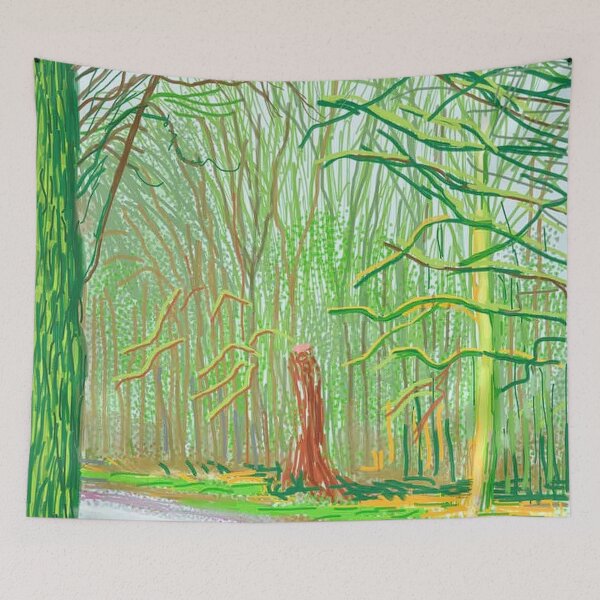 Item preview, The Arrival Of Spring In Woldgate East Yorkshire 18th January 2011 By David Hockney designed and sold by DSGIJUF.