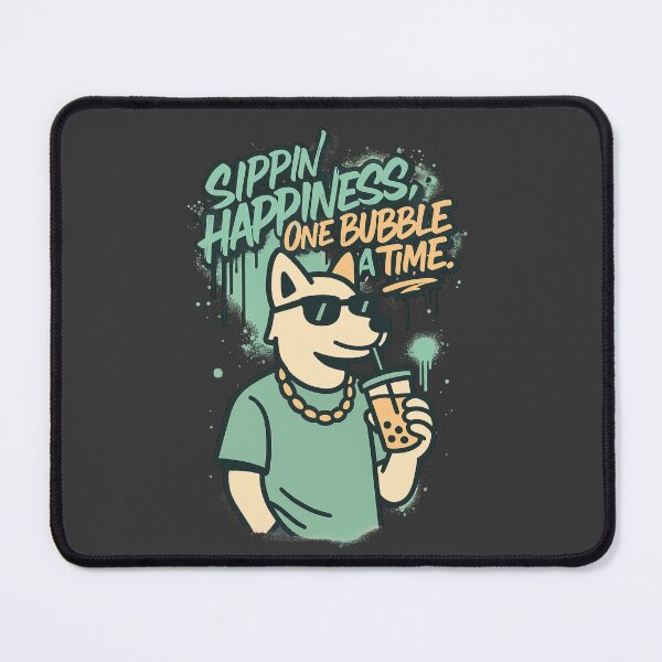 Item preview, Sippin' Happiness – Cool Dog designed and sold by AnimeFlash_0.