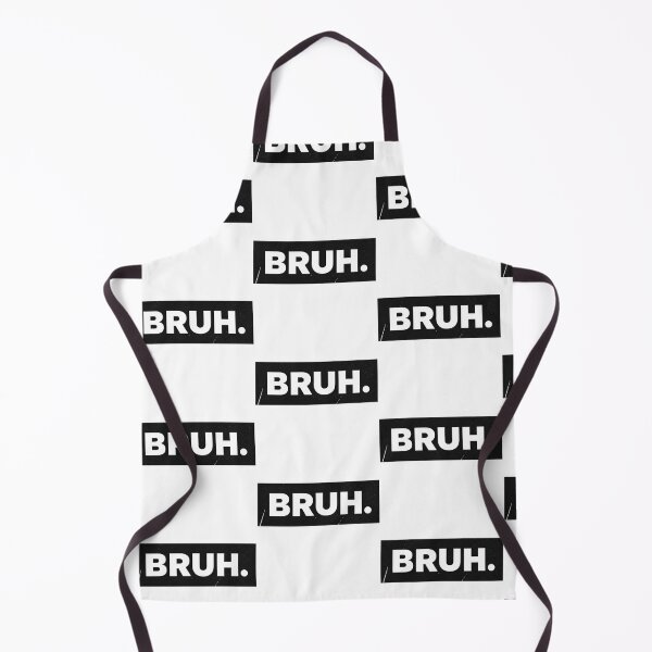 Item preview, BRUH.” Bold White Text on Distressed Black Background — Grunge Typography Expression designed and sold by PixelVibe782.