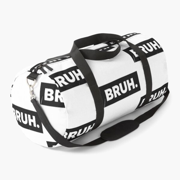 Item preview, BRUH.” Bold White Text on Distressed Black Background — Grunge Typography Expression designed and sold by PixelVibe782.