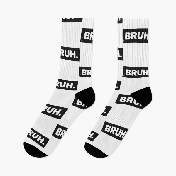 Item preview, BRUH.” Bold White Text on Distressed Black Background — Grunge Typography Expression designed and sold by PixelVibe782.