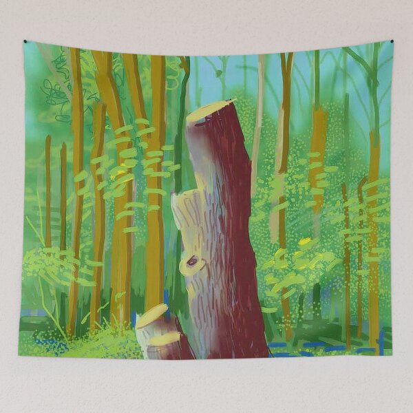 Item preview, The Arrival Of Spring In Woldgate East Yorkshire 24th April 2011 By David Hockney designed and sold by DSGIJUF.