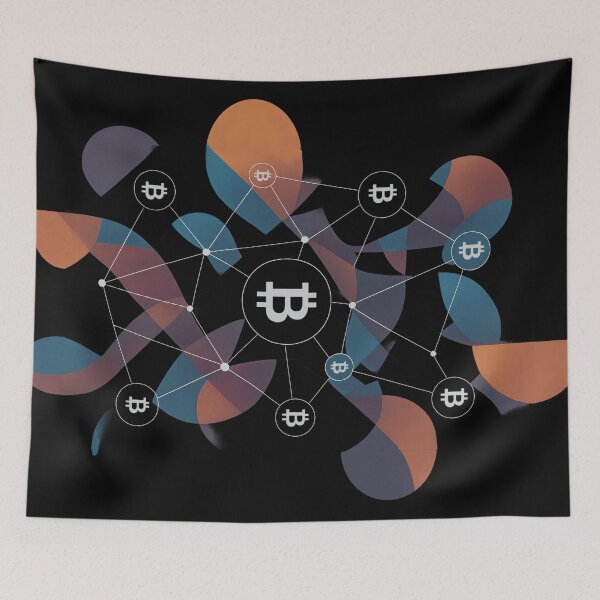 Item preview, Bitcoin Aesthetic Modern Design designed and sold by Prints-by-Olaf.