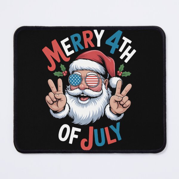 Item preview, Merry 4th Of July Santa Claus Funny Christmas In July designed and sold by JulienAureo.